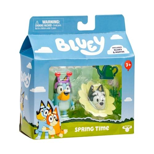Moose Toys Bluey ve Muffin 2'li Oyuncak Figür Oyun Seti