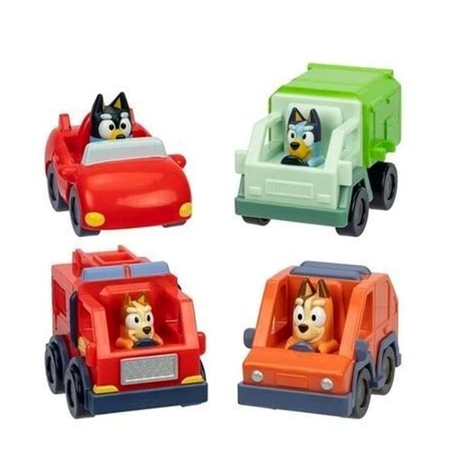 Moose Toys Bluey Figürlü Mini Araçlar Seti
