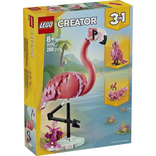 LEGO Creator 3'ü 1 Arada Vahşi Hayvanlar: Pembe Jaguar (31208)