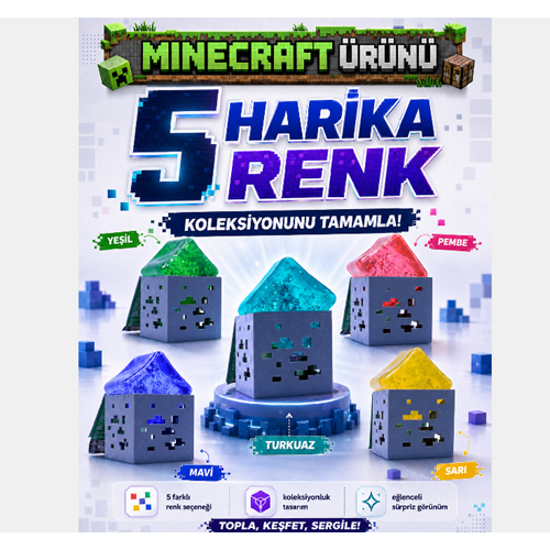 Minecraft Jelly Cubes Sürpriz Paket Beta Kids