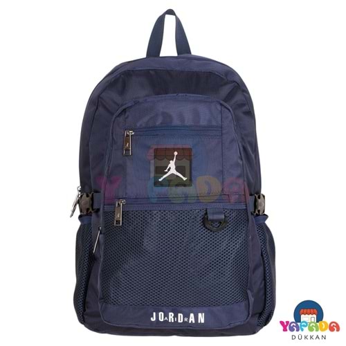 Jordan Air Houston Navy Blue Q3178 28 L Dört Bölmeli 15 İnç Laptop Bölmeli Lacivert Erkek Çocuk Okul Sırt Çantası