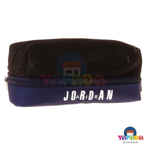 Jordan Air Houston Navy Blue Q3179 1,5 L 9 x 21 x 8 cm İki Bölmeli Suya Dayanıklı Lacivert Kalem Çantası