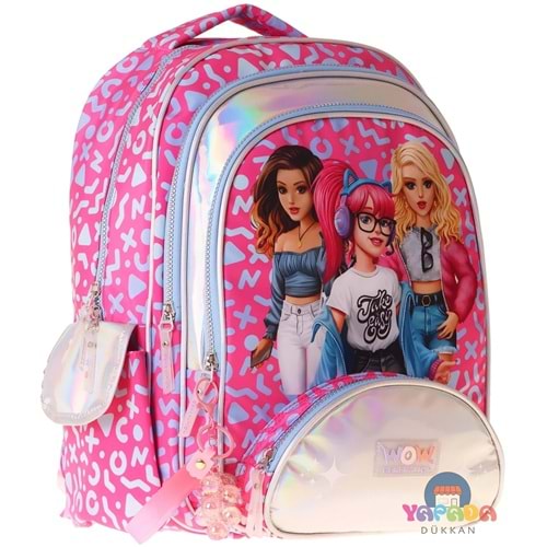 Wow Generation Girl Friends Kırmızı Kız Çocuk İlkokul Sırt Çantası