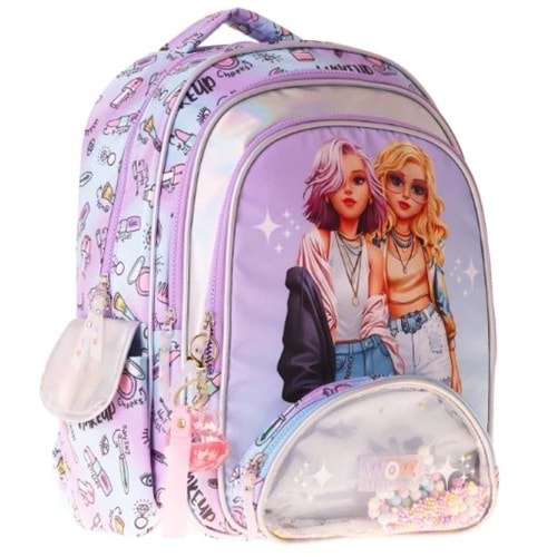 Wow Generation Friends W6054 Pembe Dört Bölmeli 26 L İlkokul Sırt Çantası