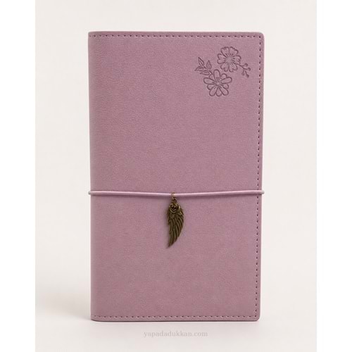Victoria’s Journals Smyth Art Vegan Deri Defter 100 gr 120 Yaprak - Kuşlu Botanik Desen