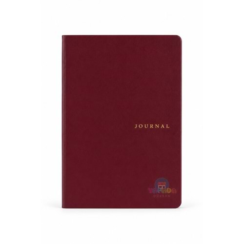 Victoria’s Journals Smyth Art Vegan Deri Defter 100 gr 120 Yaprak - Düz Bordo