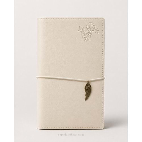 Victoria’s Journals Muse Vegan Deri A5 Organizer Defter 120 gr 96 Yaprak - Haki Yeşil