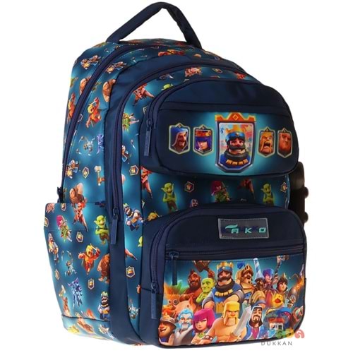 Kaukko Kids Boom Beş Bölmeli Erkek Çocuk İlkokul Sırt Çantası
