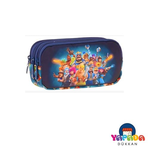 Kaukko Kids Boom Baskılı Lacivert Erkek Çocuk Okul Kalemliği