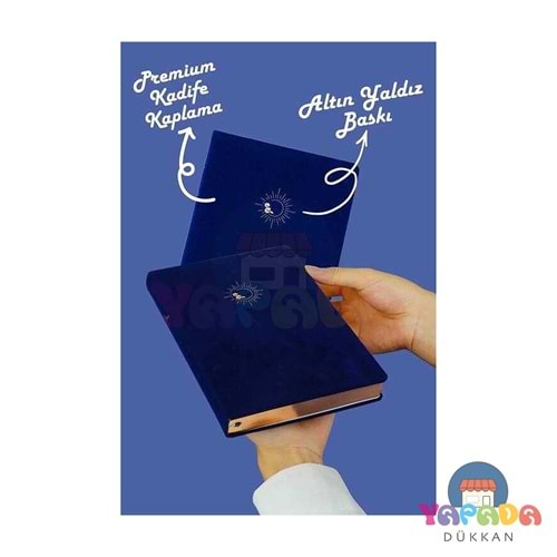 Victoria's Journals Bujo Süet Defter 96 Yaprak A5 160 Gr. Çizgili