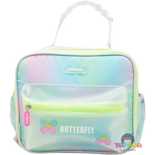 Chımola Butterfly Yeşil-Pembe Beslenme Çantası Chm-Bs0025-3