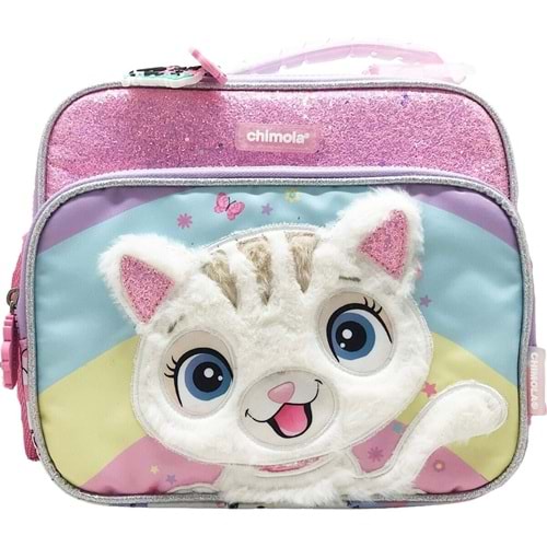 Chimola Cute Cat Smile B25B6283 CHM-BS0023 Çift Bölmeli Termal Beslenme Çantası