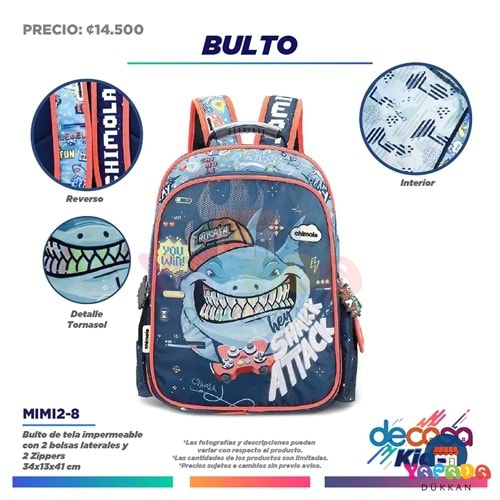 Chimola Shark CN00101 Sırt Çantası