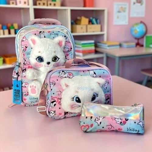 Veibag Ember 12021 Okul Sırt Çantası 3 Lü Takım Set