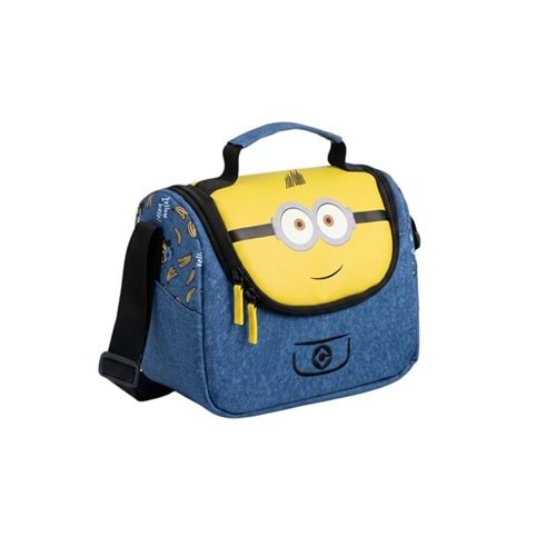 Wiggle Minions 3747 Tek Bölmeli Su İtici Polyester Beslenme Çantası 15,5 x 22 x 11,5 cm