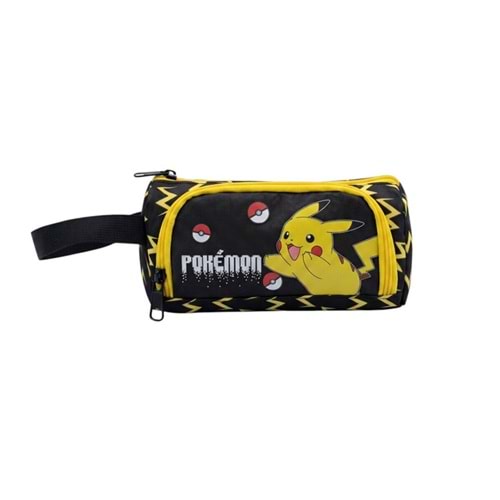 Wiggle Pokémon 3781 Lisanslı Siyah Silindir Kalem Çantası