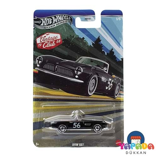 Hot Wheels Silver Series Vintage Club BMW 507 JKY26 HRT81 #1/5 1:64 Koleksiyon Model Araba