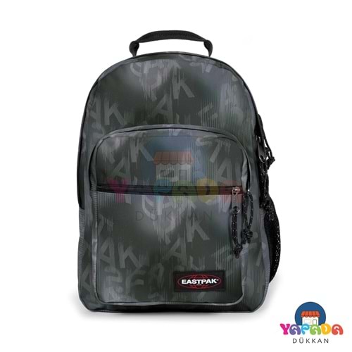 Eastpak Morius 27 L 15 İnç Laptop Bölmeli Suya Dayanıklı Unisex Sırt Çantası Letter Dye Black EK00040FC0Q1
