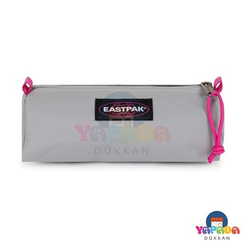 Eastpak Benchmark Single Fermuarlı Kalem Çantası Kontrast Gri-Pembe EK000372B0S1