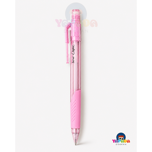 Serve Cliptic 0.7 mm Mekanik Kurşun Kalem Toz Pembe