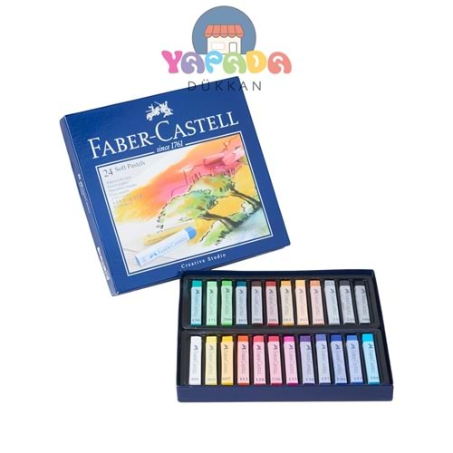 Faber-Castell Goldfaber Creative Studio 128324 Yumuşak Toz Pastel Seti 24 Renk