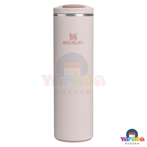 Stanley The Transit Fliptop 10-13061-014 590 ml AeroLight 18/8 Çelik Sızdırmaz Toz Pembe (Rose Quartz) Termos Bardak