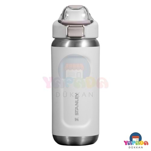 Stanley Wellspring 10-13110-0047 470 ml 18/8 Çelik Düğmeli Hammertone Frost Termos Matara