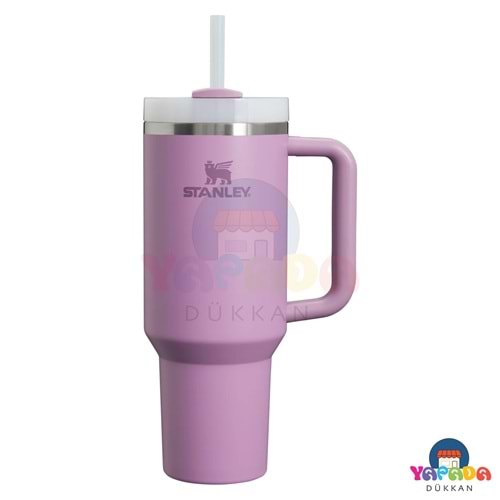 Stanley Quencher H2.0 FlowState 10-10824-602 1,18 L 18/8 Çelik Kulplu Lila (Lilac) Pipetli Termos Bardak