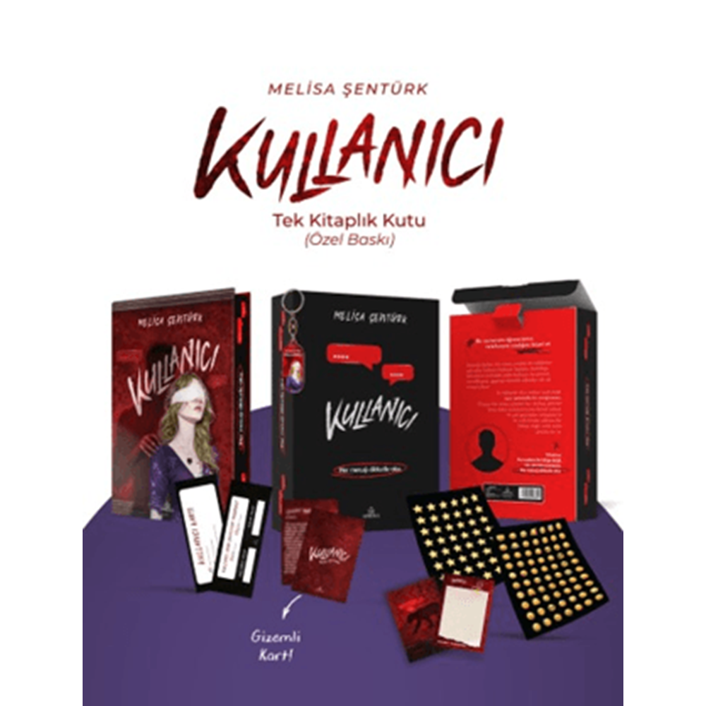 Kullanıcı – Tek Kitaplık Yan Boyamalı Kutu (Ciltli) - Melisa Şentürk - Ephesus Yayınları