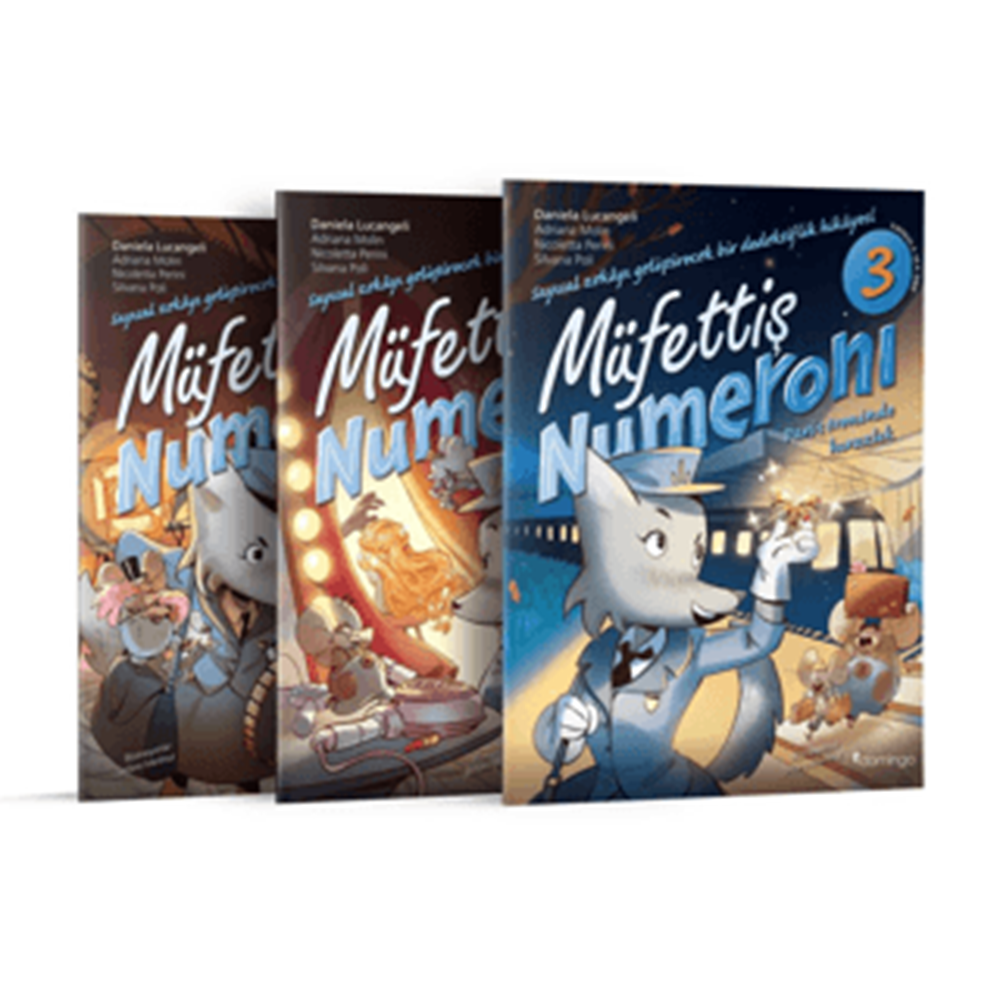 Müfettiş Numeroni Seti (3 Kitap) - Adriana Molin - Domingo Yayınevi
