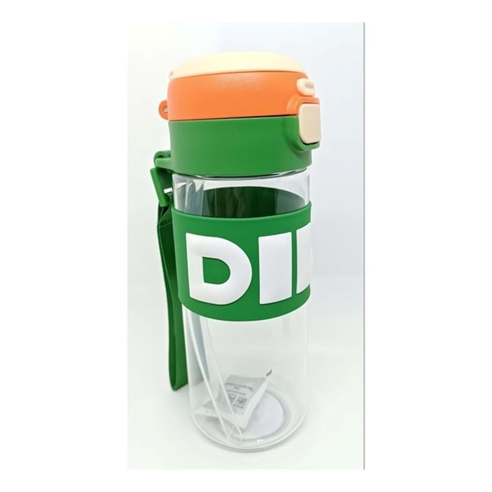 Vagonlife Diller 600 ml Tritan Su Matarası Turuncu 2419