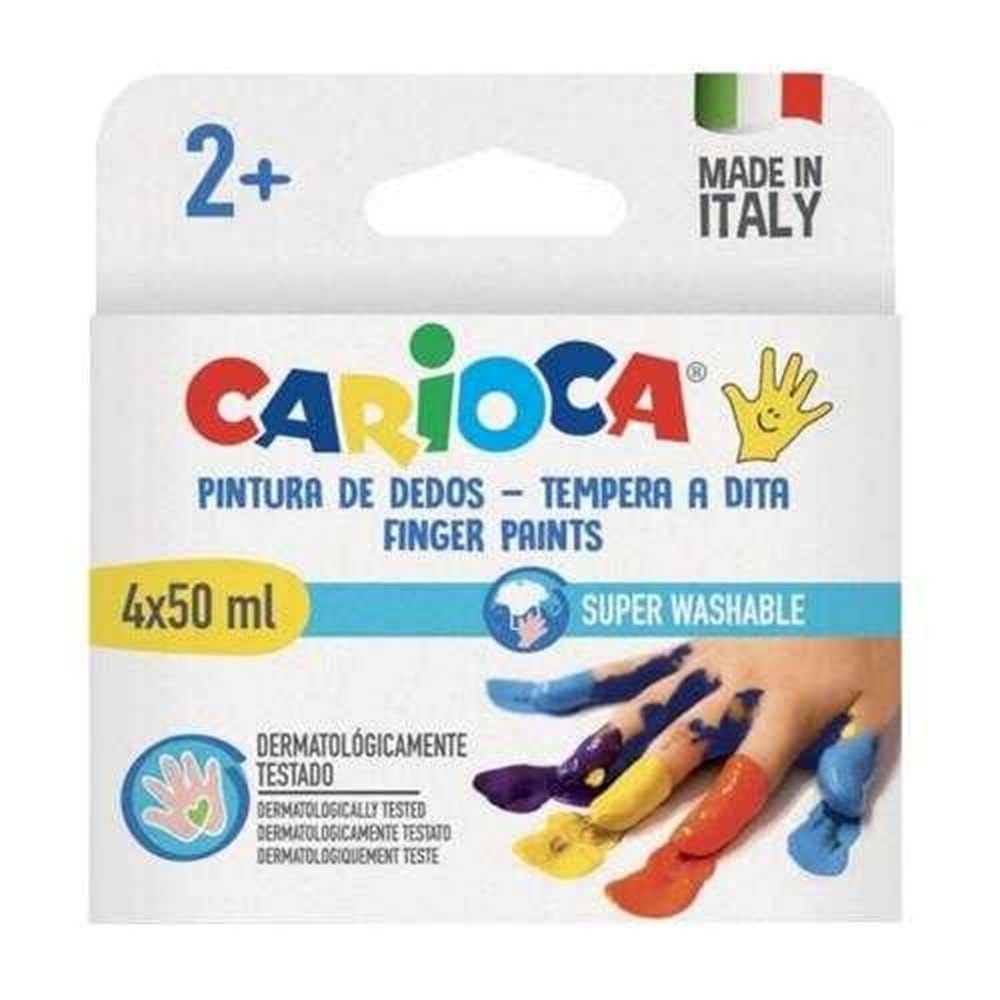 Carioca Baby Parmak Boyası 4 Renk 50ml
