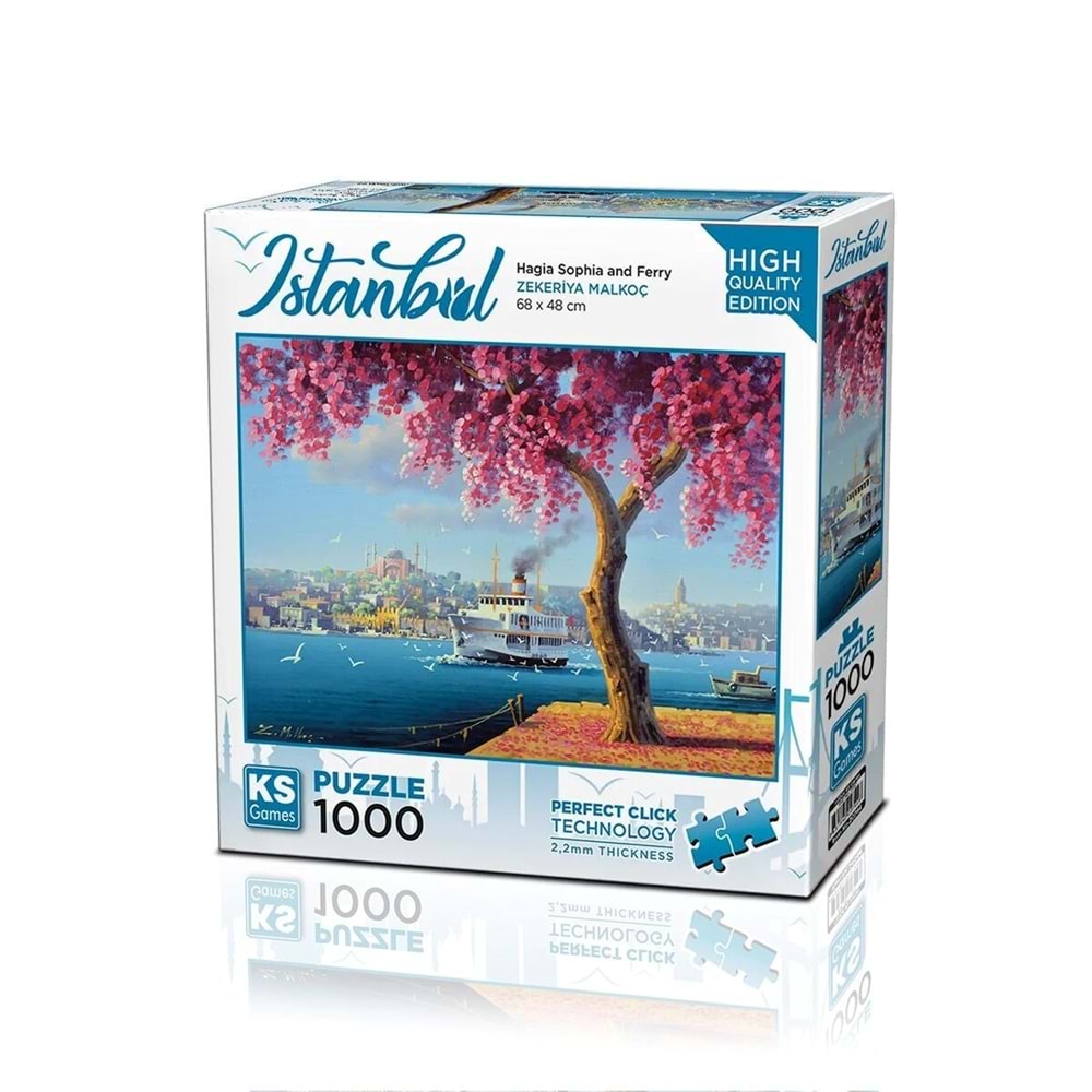 Puzzle 1000 Parça Hagia Sophia And Ferry Ks Games
