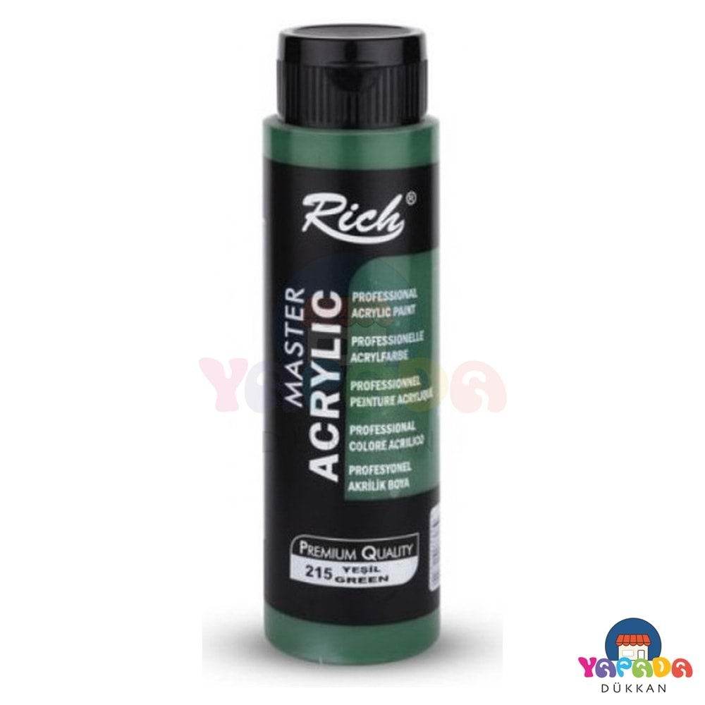 Rich Master 01672 500 ml Yeşil Su Bazlı Akrilik Boya