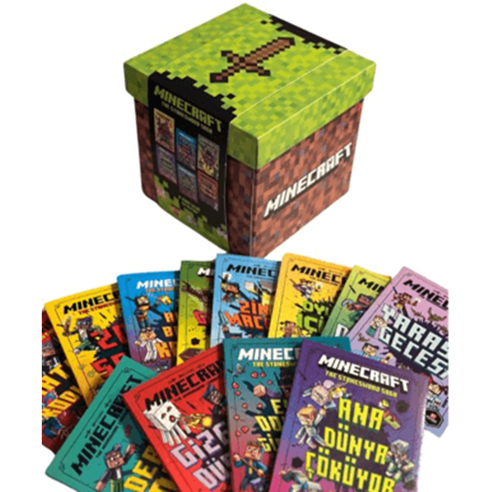 Mega Minecraft Küpü 12 Kitap Set - Nick Eliopulos - Doğan Çocuk