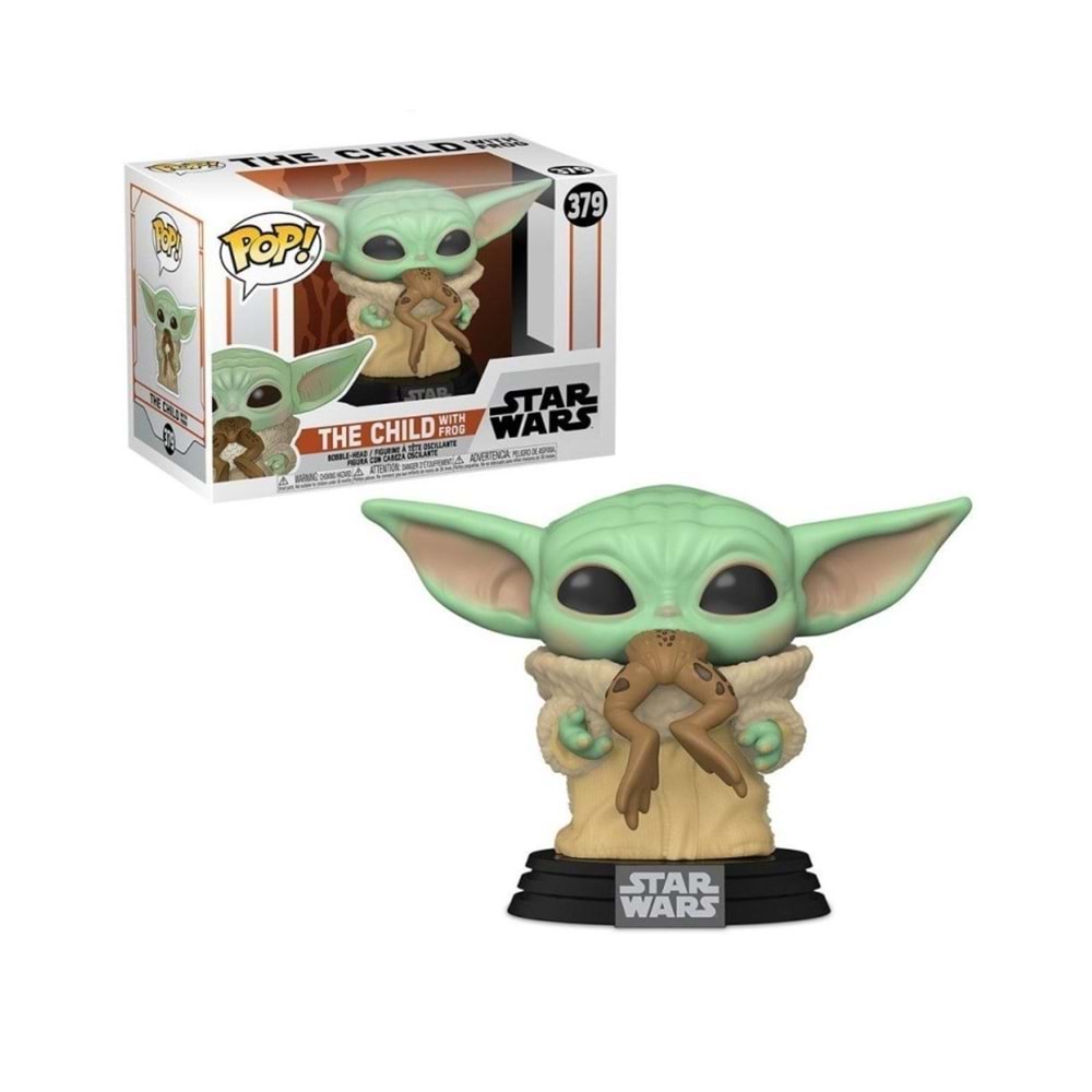 Funko POP Figür Star Wars: Mandalorian- The Child w/Frog