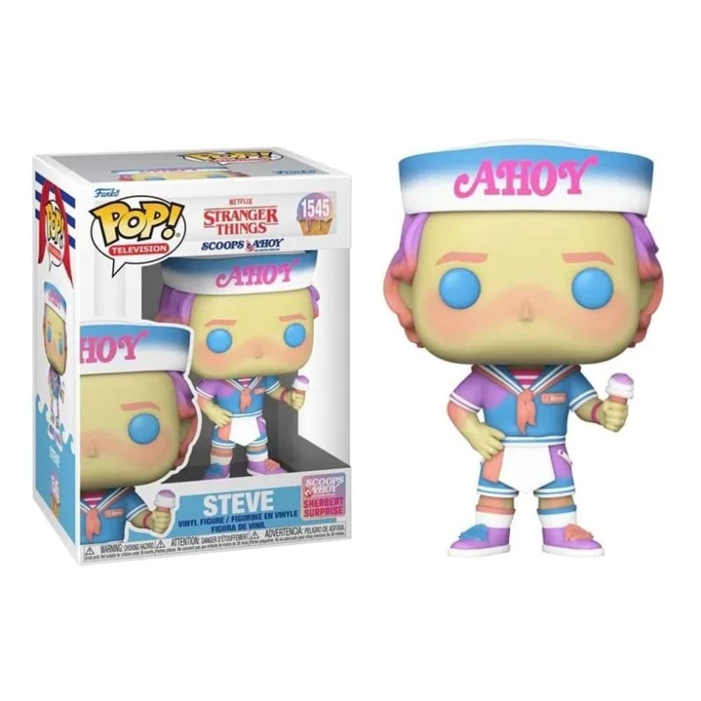 Funko POP TV: Stranger Things- Steve (Scoops Ahoy)