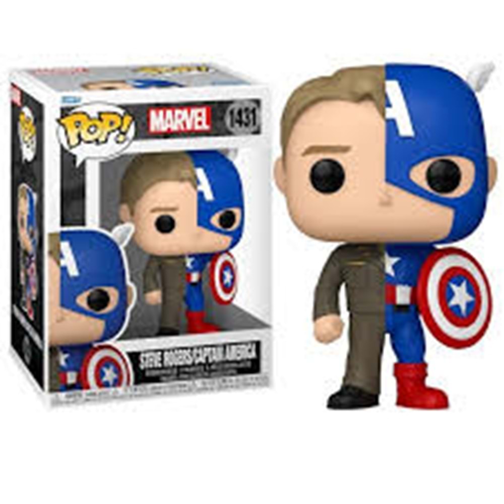 Funko POP Marvel: Split - Captain America/Steve Rogers
