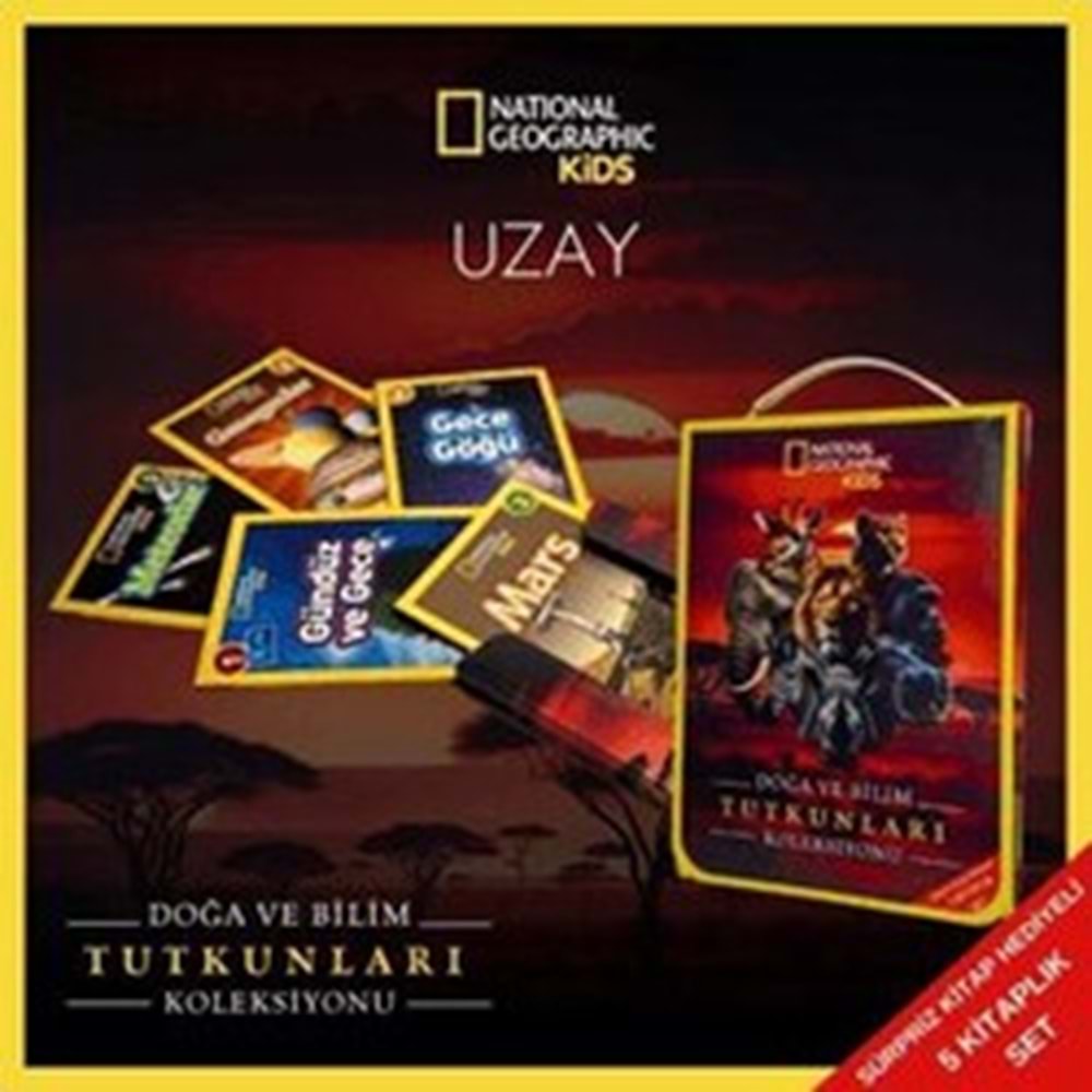 National Geographic Kids Uzay Seti 5 Kitap Takım Doğa ve Bilim Tutkunları Koleksiyonu - Kolektif - Beta Basım Yay.