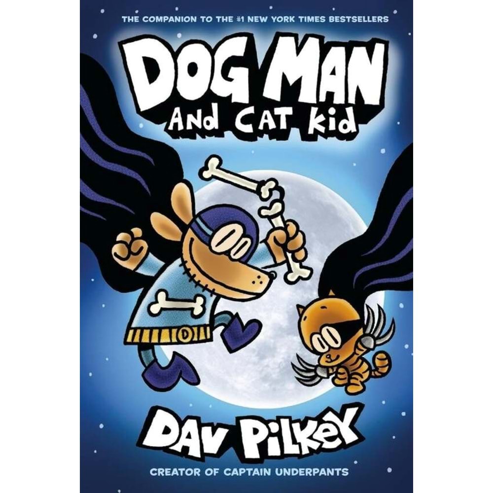Dog Man 4: Dog Man and Cat Kid - Dav Pilkey - Pi Kids Yayınları