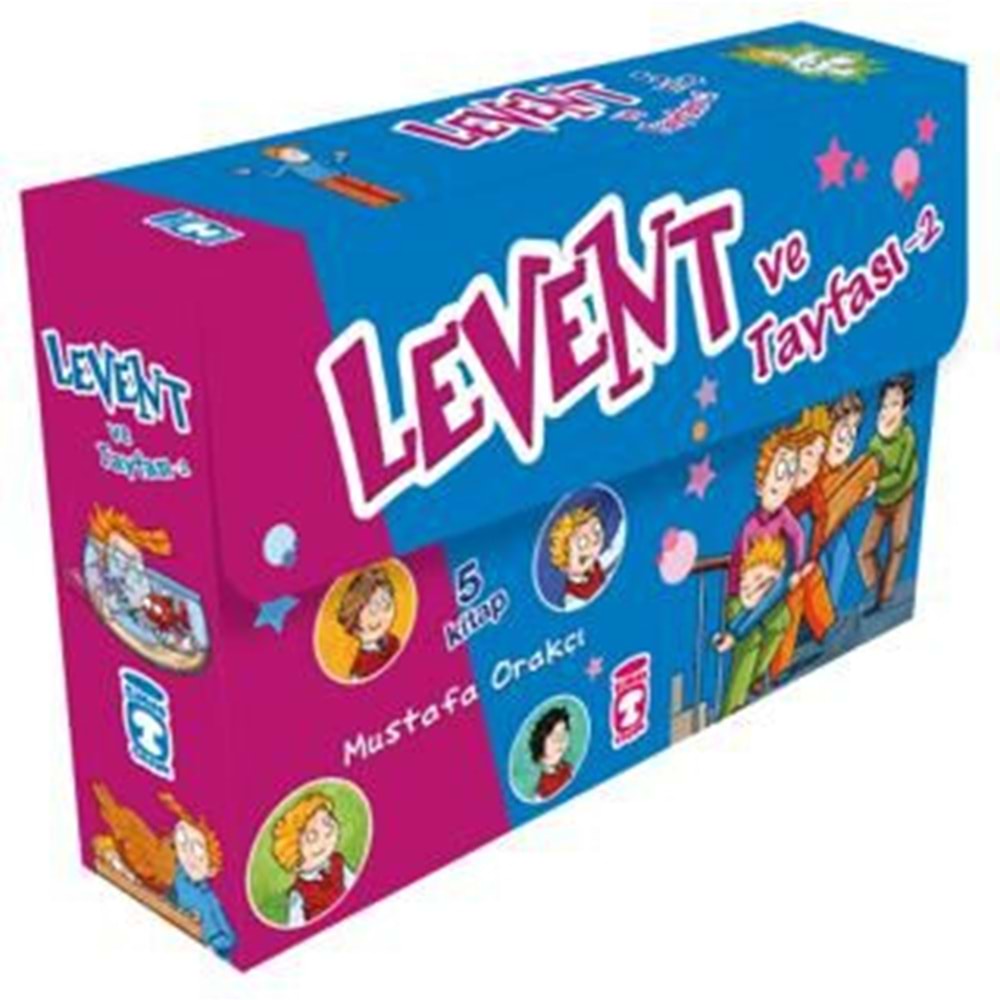 Levent ve Tayfası 2 (5 Kitap Takım) - Mustafa Orakçı - Timaş