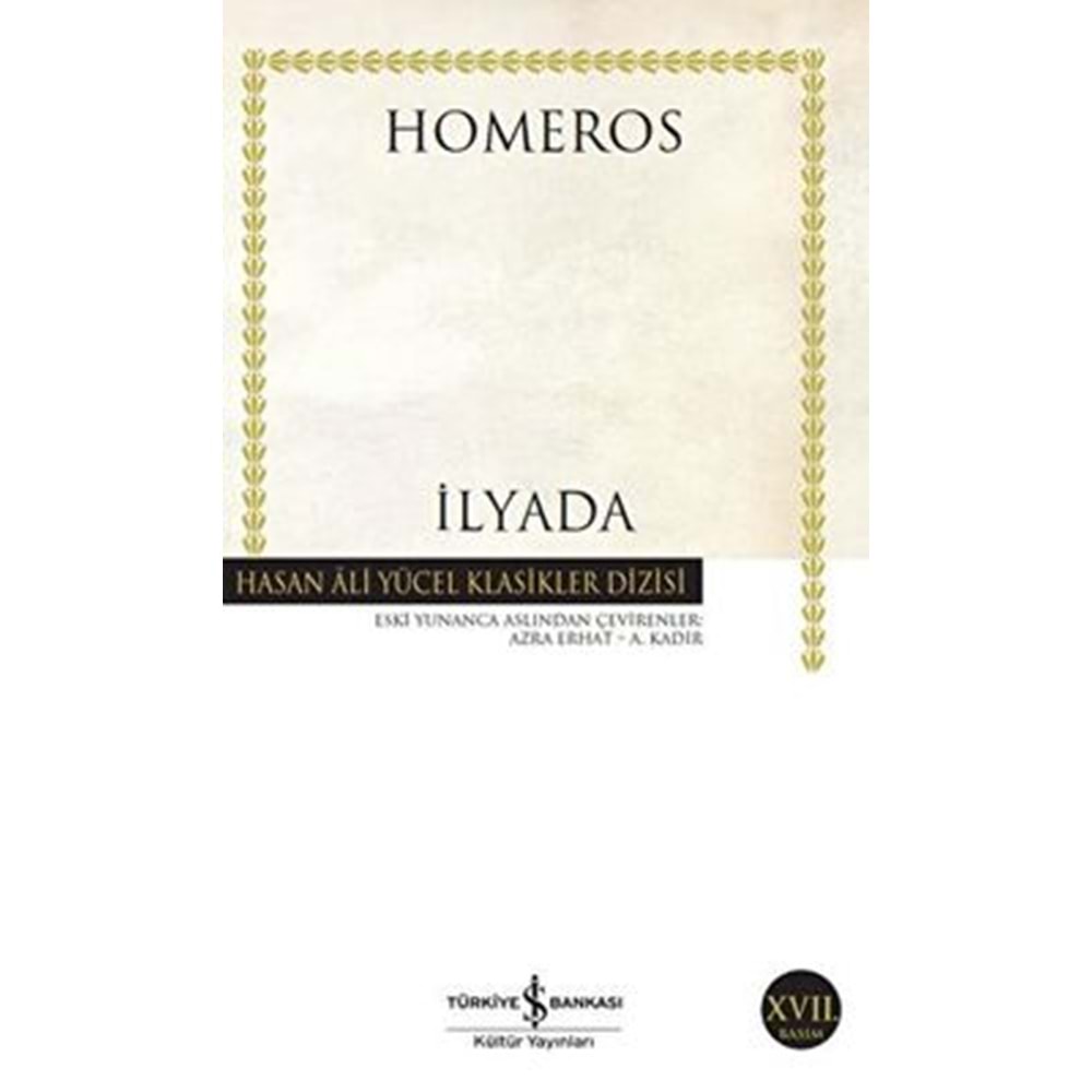 İlyada - Homeros - İş Bankası Yay.