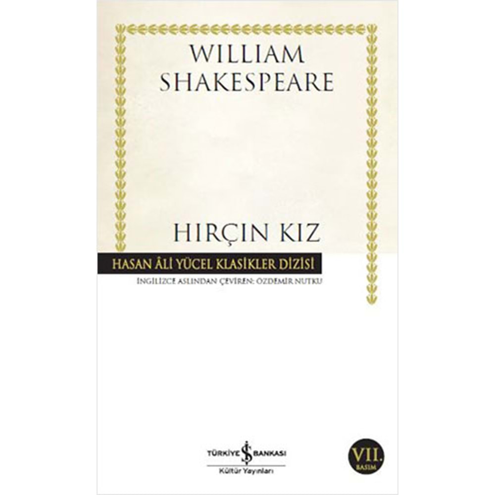 Hırçın Kız - William Shakespeare - İş Bankası Kültür Yayınları