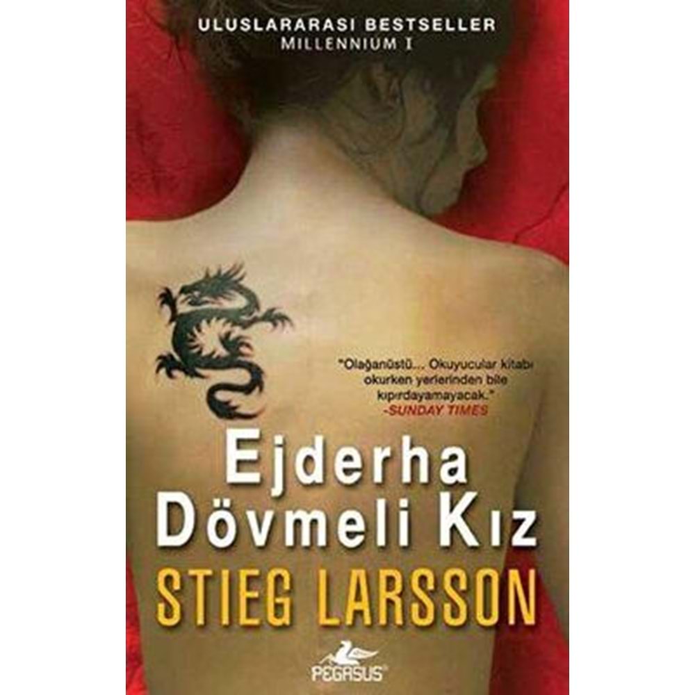 Ejderha Dövmeli Kız Millennium Serisi 1.Kitap - Stieg Larsson -Pegasus