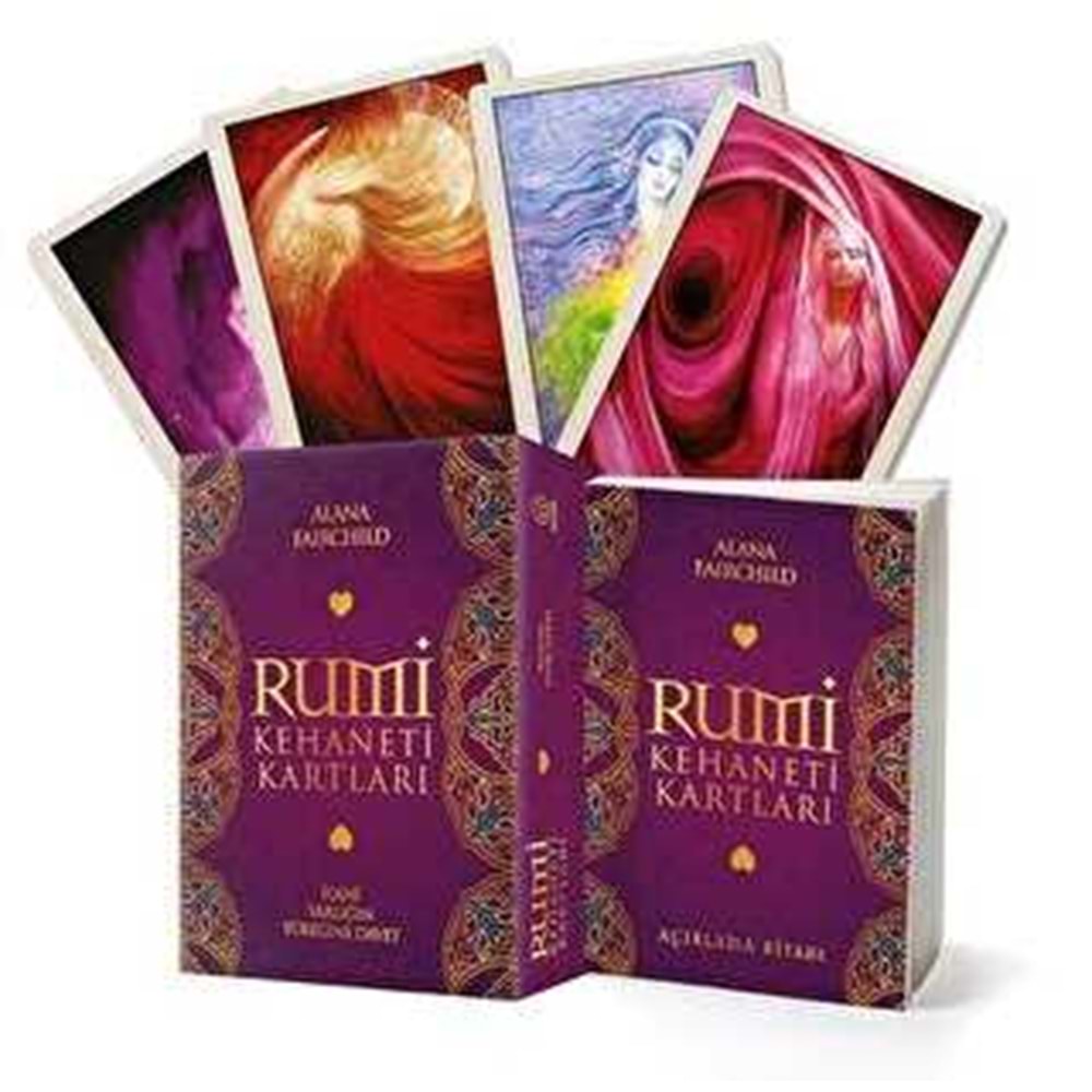 Rumi Kehaneti Kartları 44 Kartlık Deste ve Açıklama Kitabı - Alana Fairchild - Butik