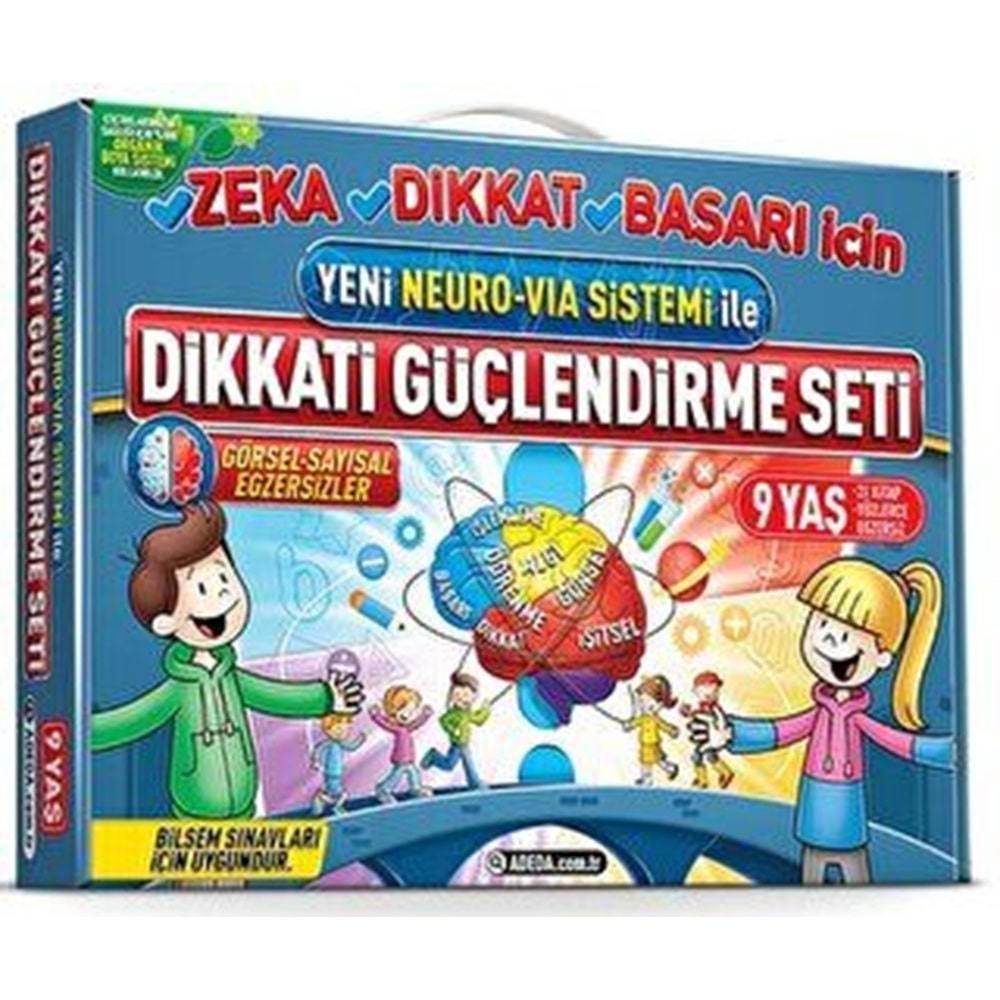 Dikkati Güçlendirme Seti 3. Sınıf 9 Yaş - Osman Abalı - Adeda