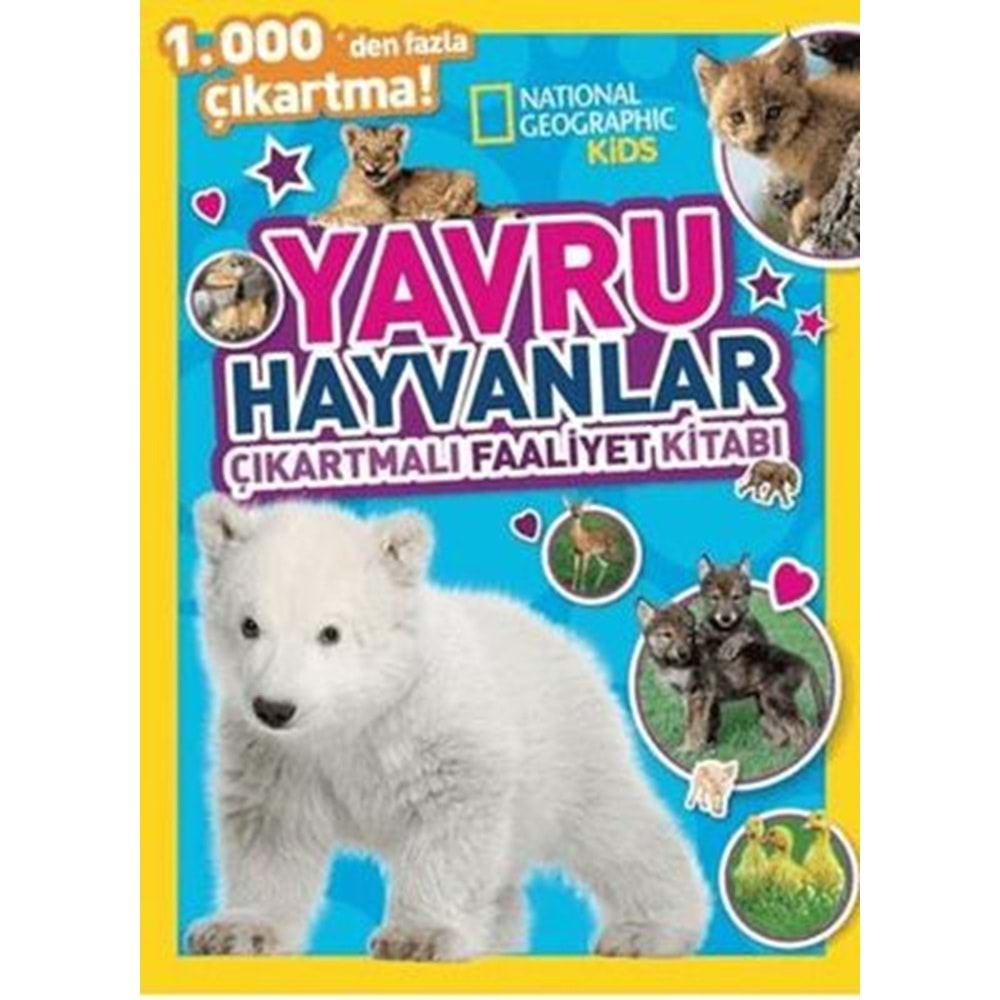 National Geographic Kids Yavru Hayvanlar Çıkartmalı Faaliyet Kitabı - Beta Kids