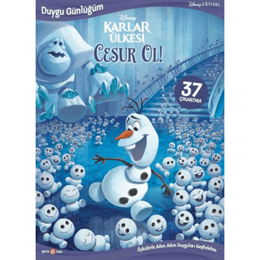 Disney - Duygu Günlüğüm Karlar Ülkesi Cesur Ol! - Vickie Saxon - Beta Kids