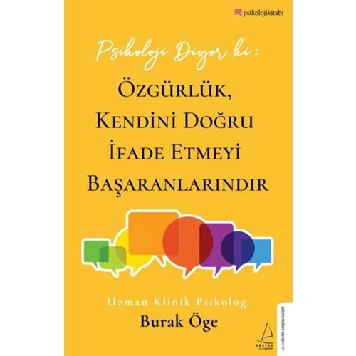 Psikoloji Diyor ki - Burak Öge - Destek Yayınları