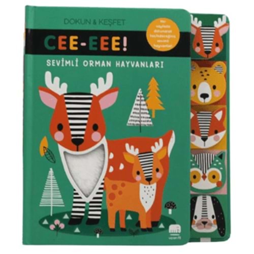 Sevimli Orman Hayvanları/ CE-EEEE! Dokun & Keşfet - Kolektif - Uçan Fil Yayınları